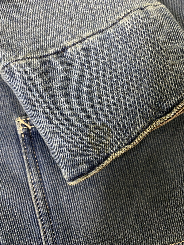 【中古品】【メンズ】 FOB FACTORY エフオービーファクトリー BLANKET DENIM COVERALL F2385 ブランケット デニム カバーオール アウター 145-260707-yn-01-min サイズ:L カラー:インディゴ 万代Net店