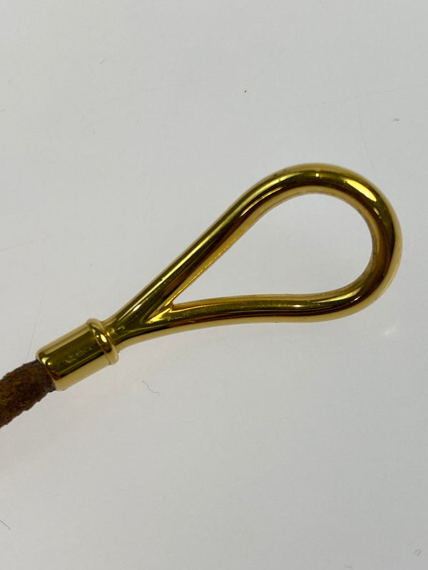 【中古品】【レディース】 HERMES エルメス レザーチョーカー アクセサリー 182-260711-AS-66-min カラー:ブラウン 万代Net店