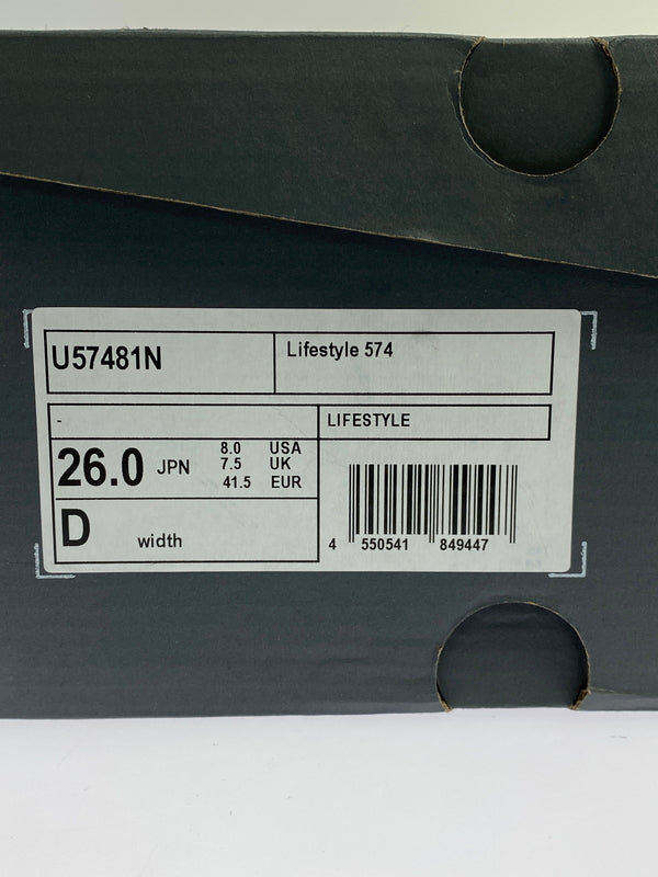 【中古美品】【メンズ/レディース】 NEW BALANCE ニューバランス U574SRR 靴 シューズ スニーカー 163-260711-AS-62-min サイズ:26cm カラー:ベージュ 万代Net店