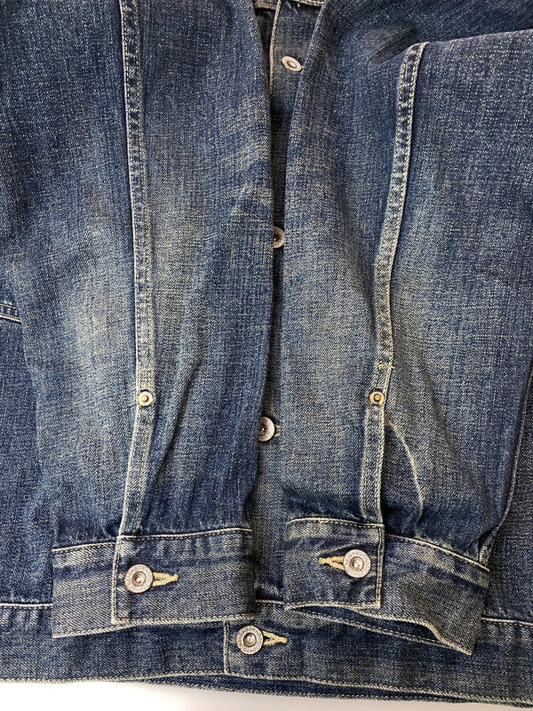 【中古品】【メンズ】 NEIGHBORHOOD ネイバーフッド 26SS WASHED DENIM TYPE-2 JACKET デニムジャケット アウター 142-260729-AS-65-min サイズ:L カラー:インディゴ 万代Net店