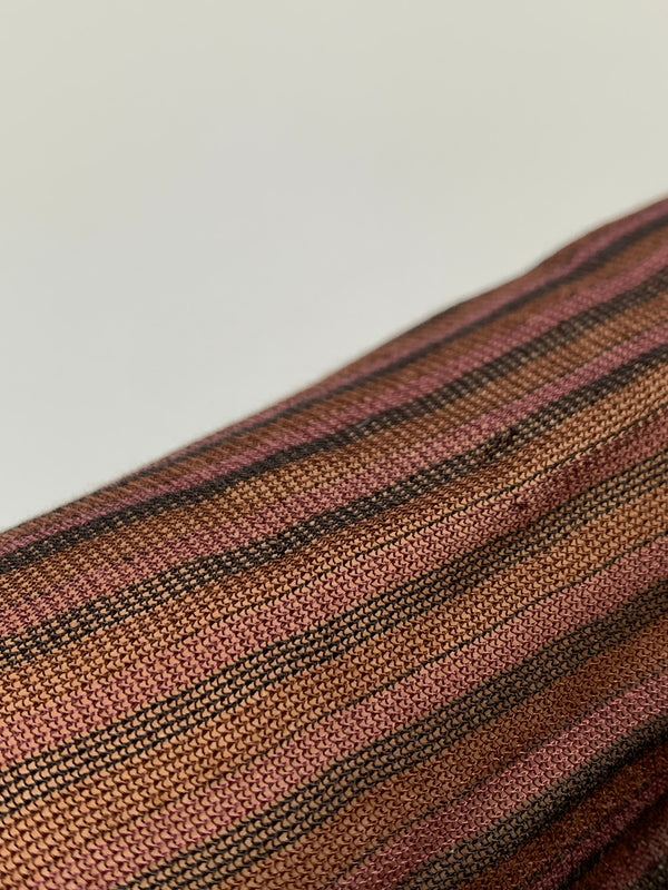 【現状渡し品】【メンズ】 ISSEY MIYAKE PERMANENTE イッセイ ミヤケ パーマネンテ シアーシャツ ロングスリーブ 長袖 140-260711-AS-5-min サイズ:下記参照 カラー:ブラウン/パープル/ブラック 万代Net店