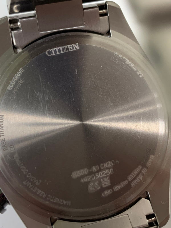 【中古品】【メンズ】 CITIZEN シチズン H800-A1CN206 ECO DRIVE ATTESA アナログ ソーラー腕時計 197-260719-AS-3-min カラー:シルバー 万代Net店