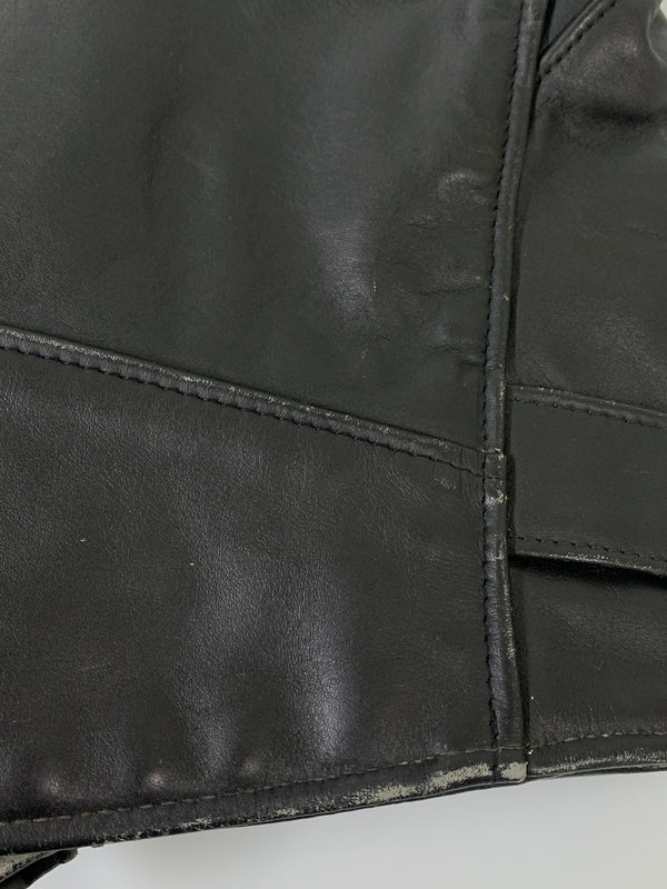 【中古品】【メンズ】 SCHOTT ショット DOUBLE RIDERS JACKET ダブルライダースジャケット 145-260714-ta-20-min サイズ:40 カラー:ブラック 万代Net店