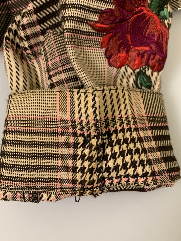 【中古品】【メンズ】 LEGENDA レジェンダ LES159 スリーブバラ刺繍 サイドレースアップジャケット ライトアウター 142-260718-AS-18-min サイズ:下記参照 カラー:ベージュ系 万代Net店
