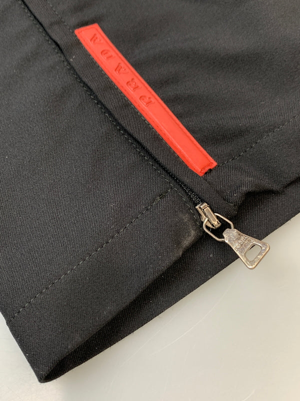 【中古品】【メンズ】 PRADA SPORT プラダスポーツ SLACKS スラックス ボトムス パンツ 152-260719-AS-54-min サイズ:不明 下記参照 カラー:ブラック 万代Net店