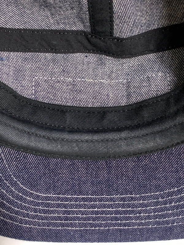 【中古品】【メンズ/レディース】 SUPREME シュプリーム 24AW LASERED DENIM CAMP CAP レーザー ド デニム キャンプ キャップ 帽子 185-260723-em-16-min サイズ:58cm ONE SIZE カラー:インディゴ 万代Net店