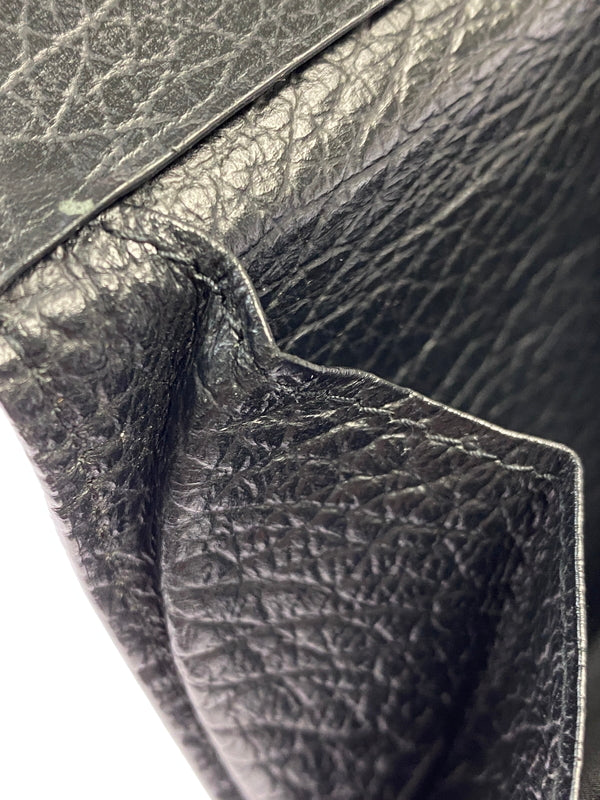 【中古品】【メンズ】 MAISON MARGIELA メゾン マルジェラ 4ステッチ アコーディオン フォールド レザー コンパクトウォレット カードケース S56UI0149 200-260723-jt-11-min カラー:ブラック 万代Net店