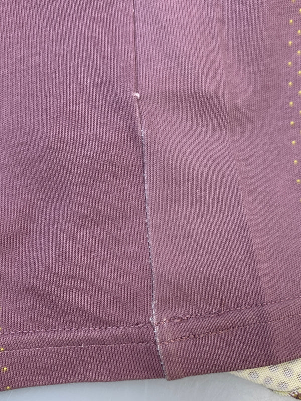 【中古品】【メンズ】 NIKE×STUSSY ナイキ ステューシー GRADATION L S CUT AND SEW グラデーション ロングスリーブ カットソー 長袖 Tシャツ 142-260724-hu-09-min サイズ:S カラー:レッド/イエロー/パープル 万代Net店