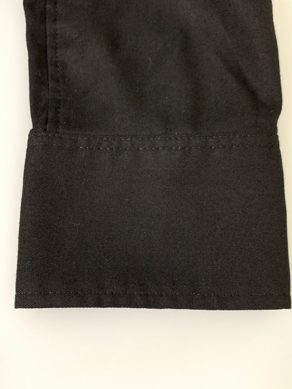 【中古品】【メンズ】 GROUND Y グラウンド ワイ TR VIYELLA ASYMMETERY SHIRT ティーアール ヴィエラ アシメトリー シャツ GM-B02-209 長袖 ロングスリーブ 140-260728-hu-09-min サイズ:3 カラー:ブラック 万代Net店