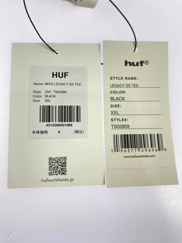 【中古品】【メンズ】 HUF ハフ METAL GEAR SOLID LEGACY SS TEE 25H TS02809 メタルギアソリッド レガシー ショートスリーブ 半袖Tシャツ メンズ トップス 142-260731-em-08-min サイズ:XXL カラー:ブラック 万代Net店