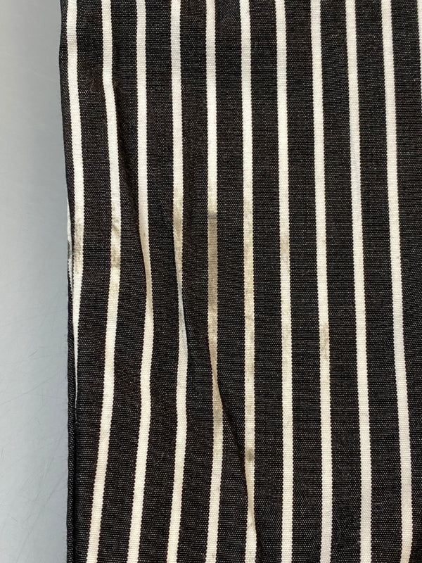 【中古品】【メンズ】 BLACK COMME DES GALCONS ブラックコムデギャルソン COTTON STRIPE EASY PANTS コットン ストライプ イージー パンツ ボトムス 140-260804-hu-13-min サイズ:M カラー:ブラック/ホワイト(ストライプ) 万代Net店