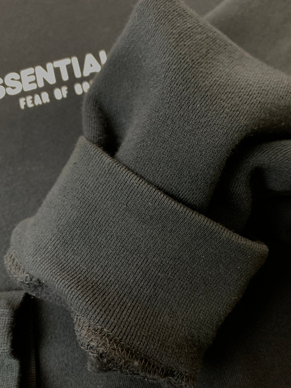 【中古品】【メンズ】 FOG ESSENTIALS エフオージー エッセンシャルズ LOGO SWEATSHIRT ロゴ スウェット シャツ 長袖 ロングスリーブ トレーナー 142-260804-hu-61-min サイズ:L カラー:ブラック 万代Net店
