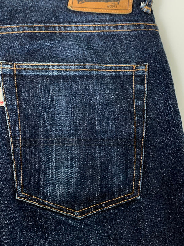 【中古品】【メンズ】 FORTY FINE CLOTHING フォーティ ファイン クロージング DENIM PANTS デニム パンツ ボトムス ジーパン 156-260811-hu-30-min サイズ:4 カラー:インディゴ 万代Net店