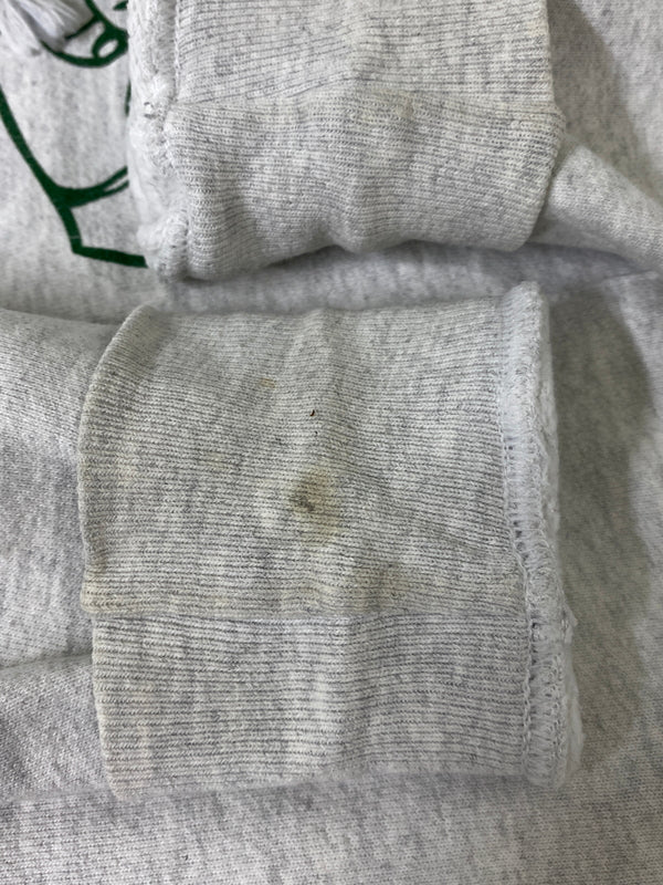 【中古品】【メンズ】 CHAMPION チャンピオン REVERSE WEAVE PRINT HOODIE リバースウィーブ プリント フーディ パーカー トップス 148-260807-jt-08-min サイズ:S カラー:ホワイト/グレー 万代Net店