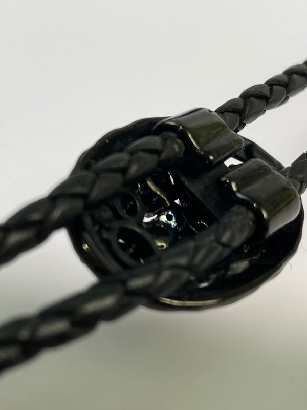 【中古品】【メンズ】 GLAMB グラム レザーループタイ アクセサリー 193-260821-hu-08-min カラー:ブラック 万代Net店