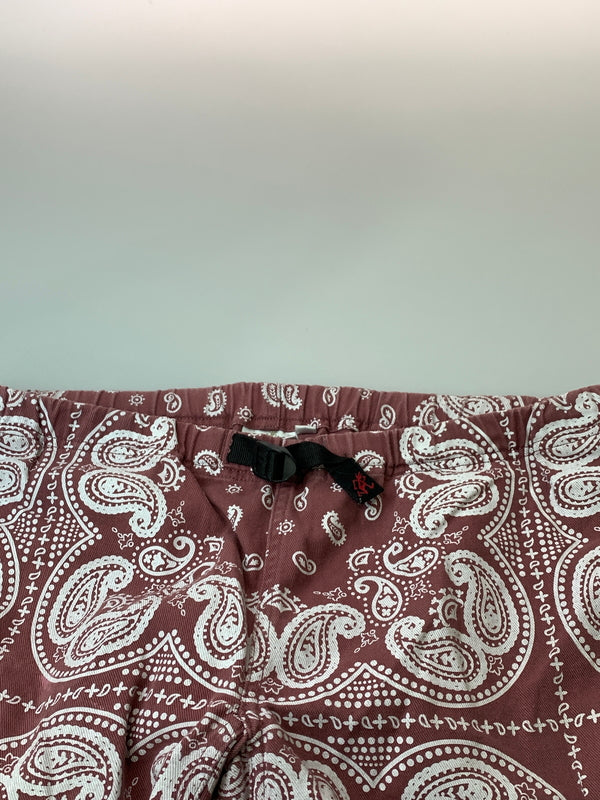 【中古品】【メンズ】 GRAMICCI グラミチ ペイズリーパンツ メンズ ボトムス 155-260813-KS-28-min サイズ:L カラー:ワイン/ホワイト 万代Net店