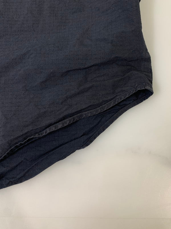 【中古品】【メンズ】 WTAPS ダブルタップス NYCO. RIPSTOP. CORDURA 231TQDT-SHM04 リップストップ コーデュラ 半袖シャツ トップス 142-260821-yn-07-min サイズ:03 カラー:ネイビー 万代Net店