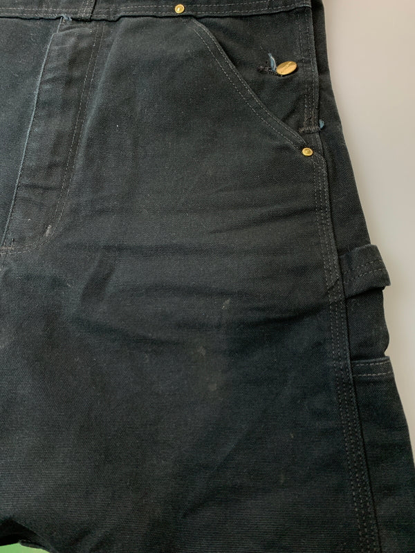 【中古品】【メンズ】 CARHARTT カーハート BIB OVERALL R01 BLK ビブ オーバーオール つなぎ 作業着 オールインワン サロペット 157-260818-em-38-min サイズ:32×32 カラー:ブラック 万代Net店