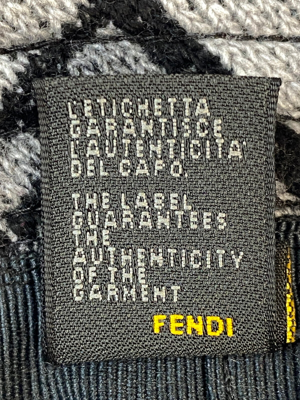 【中古品】【メンズ/レディース】 FENDI フェンディ WOOL BUCKET HAT ウール バケット ハット 帽子 183-260823-em-36-min カラー:グレー系 万代Net店