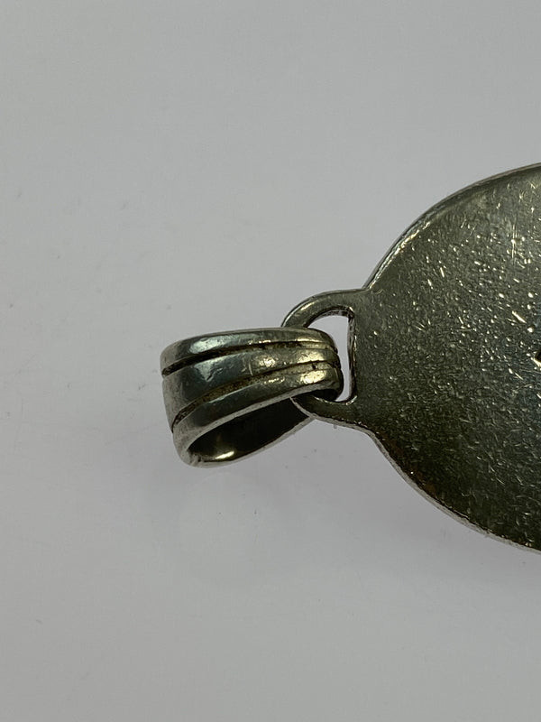 【中古品】【メンズ】 SAAD サード ターコイズペンダント トップのみ チェーンなし アクセサリー 191-260827-hu-10-min カラー:シルバー 万代Net店