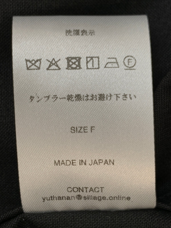 【中古品】【メンズ】 SILLAGE シアージ RE-ENGINEERED OVERSHIRT リ エンジニアード オーバーシャツ 長袖 シャツ ロングスリーブ 140-260903-hu-17-min サイズ:F カラー:ブラック 万代Net店
