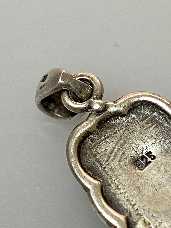 【中古品】【メンズ】 SILVER925 ONYX PENDANT TOP シルバー925 オニキスペンダントトップ アクセサリー 192-260909-yn-27-min カラー:シルバー/ブラック 万代Net店