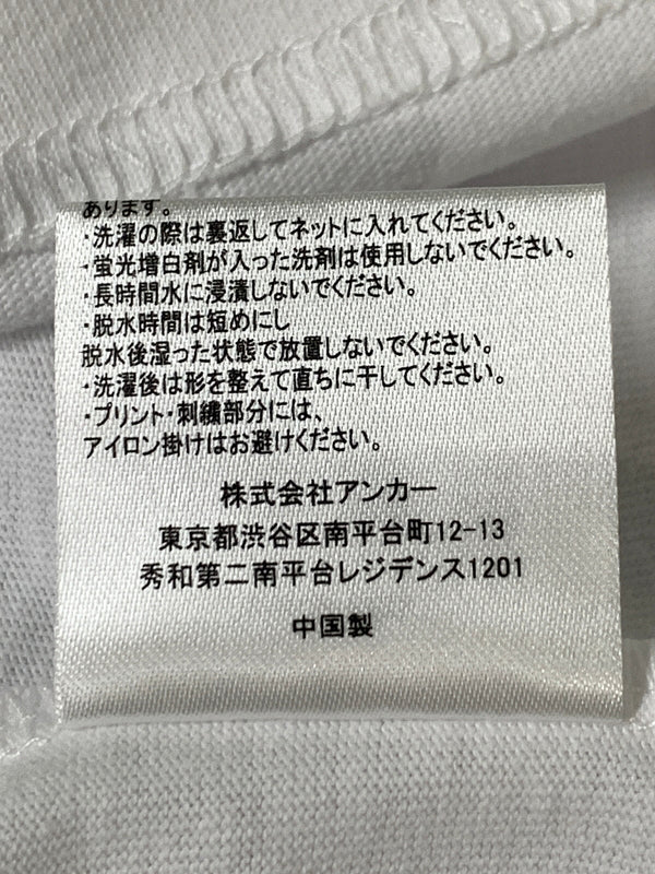 【中古品】【メンズ】 MERCEDES ANCHOR INC. メルセデス アンカー インク LOGO TEE ロゴ ティー ANCFW26TE30 半袖 Tシャツ ショートスリーブ 140-260903-hu-43-min サイズ:L カラー:ホワイト 万代Net店
