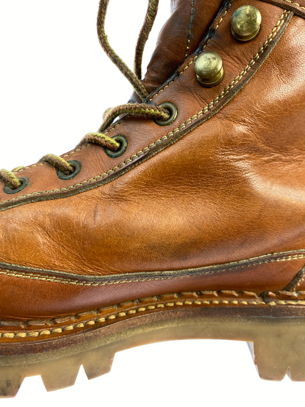 【中古品】【メンズ】 BARBARIAN CHIEFTAIN バーバリアンチーフテン WORK BOOTS ワークブーツ 靴 165-260907-yn-06-min サイズ:26.0cm カラー:ブラウン系 万代Net店