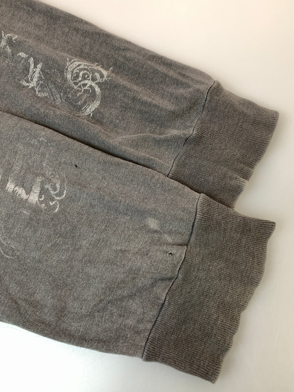 【現状渡し品】【メンズ】 ANOREXIA NERVOSA DRUDENHAUS アノレクシア ネルヴォサ ドルーデンハウス PRINT LS TEE プリント 長袖Tシャツ ロングスリーブ メタルバンド 146-260904-em-57-min サイズ:XL カラー:グレー 万代Net店