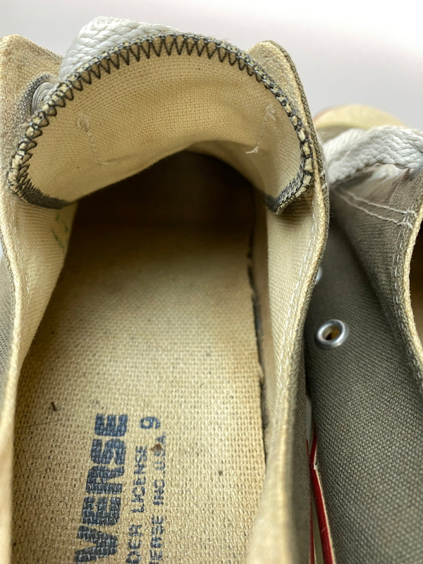 【現状渡し品】【メンズ】 CONVERSE コンバース 90's ALLSTAR LOW 90年代 オールスター ロー 日本製 スニーカー 靴 163-260909-yn-16-min サイズ:9 カラー:オリーブブラウン 万代Net店