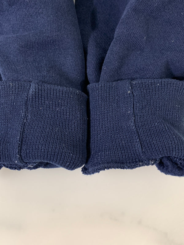 【中古品】【メンズ】 TRAU&LOEVNER トラウ アンド レヴナー カレッジ キャラクタースウェットシャツ メンズ トップス 146-260908-KS-10-min サイズ:2XL カラー:ネイビー 万代Net店
