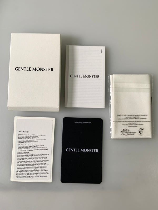 【中古品】【メンズ/レディース】 GENTLE MONSTER ジェントルモンスター DUST MASK ダスト マスク 55□18-146 サングラス メガネ アクサセリー 203-260913-em-13-min カラー:ブラック 万代Net店