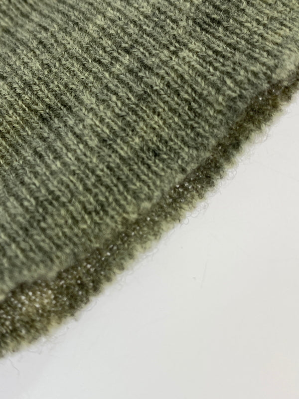 【中古品】【メンズ】 MAISON MARTIN MARGIELA メゾン マルタン マルジェラ HA009 06AW ここのえタグ エルボーパッチ Vネック ニットセーター トップス 141-260915-jt-23-min サイズ:M カラー:ライトグレー 万代Net店
