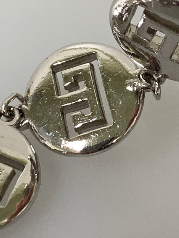 【中古品】【メンズ/レディース】 GIVEMCHY ジバンシィ ネックレス アクセサリー ジュエリー Gロゴ メタルチェーン 192-260913-em-10-min カラー:シルバー 万代Net店