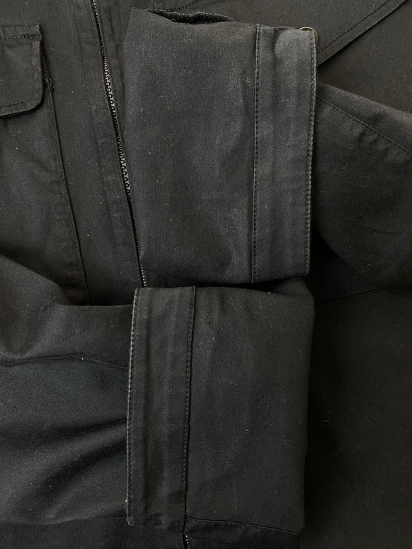 【中古品】【メンズ】 STONE ISLAND ストーンアイランド 24SS REGULAR FIT OVERSHIRT 801510812 レギュラー フィット オーバーシャツ ジャケット ライトアウター 141-260917-yn-24-min サイズ:XL カラー:ブラック 万代Net店