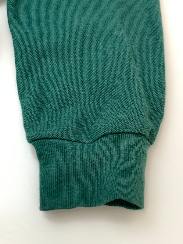 【中古品】【メンズ】 BURBERRYS バーバリーズ 90S POLO SHIRT 90年代 ポロ シャツ 長袖 ロングスリーブ 140-260923-hu-13-min サイズ:M カラー:グリーン 万代Net店
