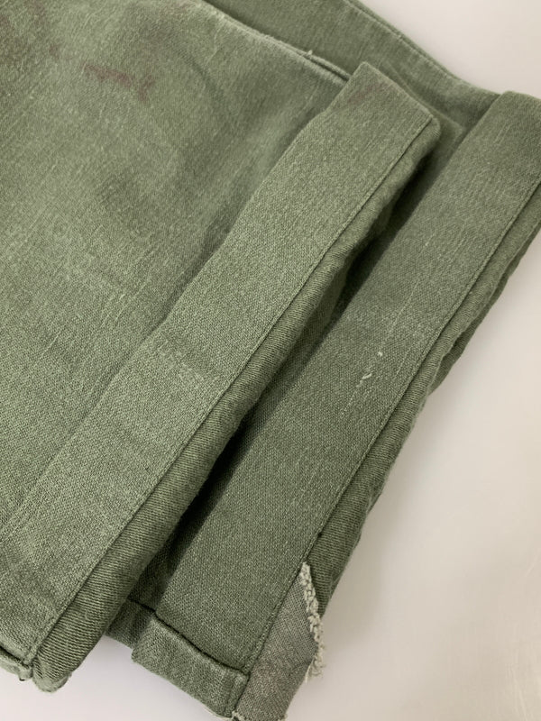 【中古品】【メンズ】 U.S.ARMY アメリカ陸軍 60's BAKER PANT 100-69-C-2162 60年代 ベイカーパンツ ボトムス 157-261020-yn-12-min サイズ:34×31 カラー:オリーブグリーン 万代Net店