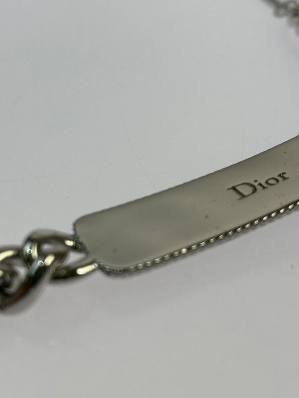 【中古品】【メンズ/レディース】 DIOR ディオール GUILLOCHE ギローシュ チェーンブレスレット アクセサリー 182-260925-em-55-min カラー:シルバー 万代Net店