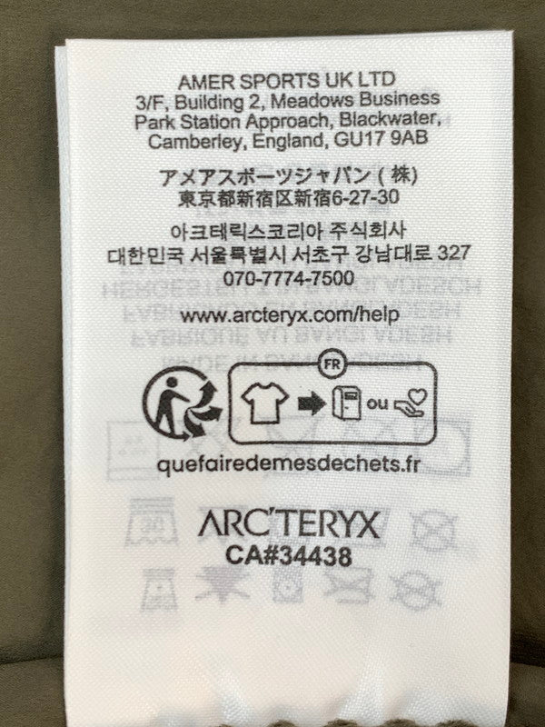 【中古品】【メンズ】 ARC'TERYX アークテリクス ATOM VEST アトム ベスト メンズ 高機能 化繊中綿ベストフルジップ 144-260925-em-04-min サイズ:L カラー:カーキ 万代Net店
