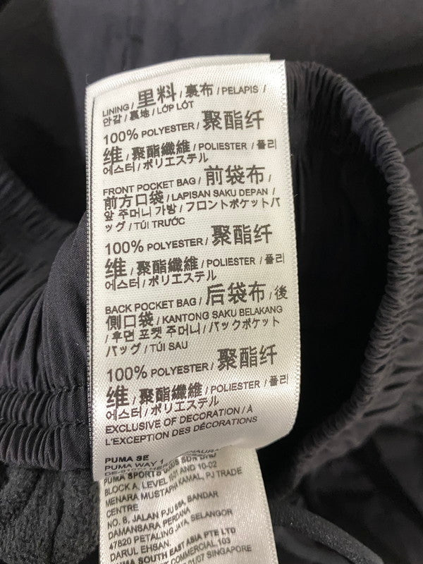 【中古美品】【メンズ】 FUMITO GANRYU フミト ガンリュウ × PUMA BAGGY SLACKS プーマ バギー スラックス パンツ ボトムス 151-260930-yn-03-min サイズ:M カラー:ブラック 万代Net店