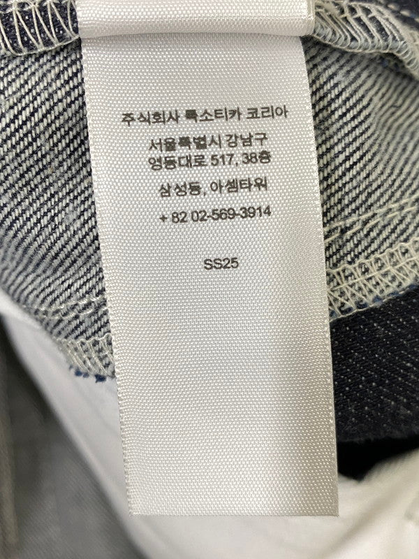【中古品】【メンズ】 SUPREME シュプリーム 25SS PANELED STRIPE BAGGY JEAN RIGID INDIGO パネルド ストライプ バギージーン ボトムス 149-260926-zi-27-min サイズ:34 カラー:インディゴ 万代Net店