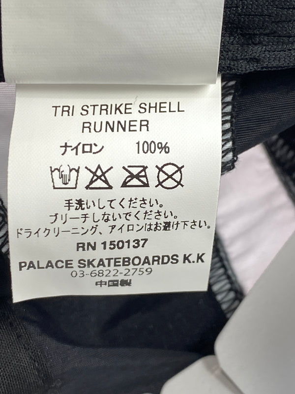 【中古品】【メンズ】 PALACE パレス TRI STRIKE SHELL RUNNER トライ ストライク シェル ランナー キャップ 帽子 185-261006-hu-10-min サイズ:FREE カラー:ブラック/ホワイト 万代Net店