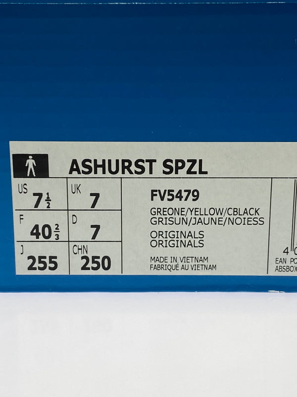 【中古品】【メンズ】 ADIDAS アディダス ASHURST SPZL アシャースト スペツィアル FV5479 靴 シューズ スニーカー 161-261004-hu-06-min カラー:GREONE / YELLOW / CBLACK 万代Net店