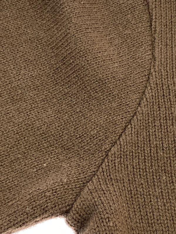 【中古品】【メンズ】 JANTZEN ジャンセン 80-90S KNIT 80年代90年代 ニット カーディガン メンズ トップス セーター ヴィンテージ 146-261005-em-18-min サイズ:L カラー:ブラウン 万代Net店