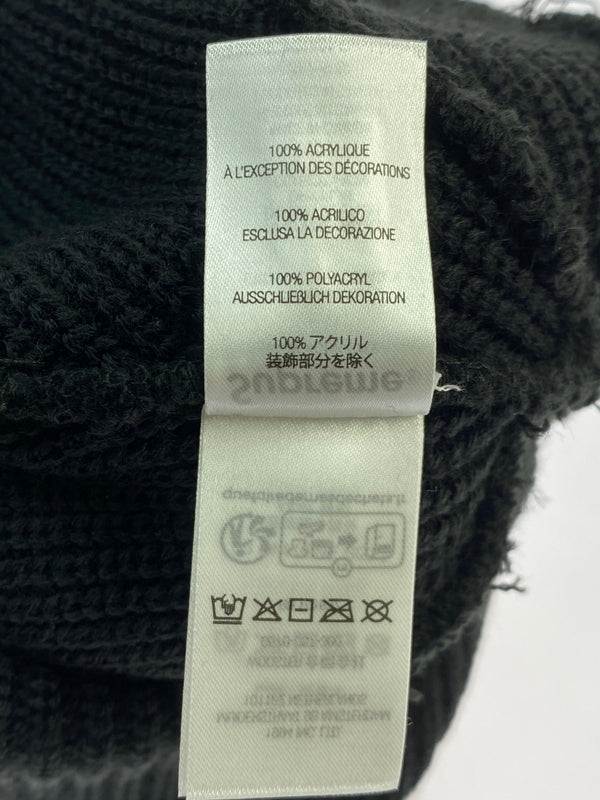 【中古品】【メンズ/レディース】 SUPREME シュプリーム LOOSE GAUGA BEANIE ルーズ ゲージ ビーニー ニットキャップ 帽子 ニット帽 185-261008-em-15-min カラー:ブラック 万代Net店