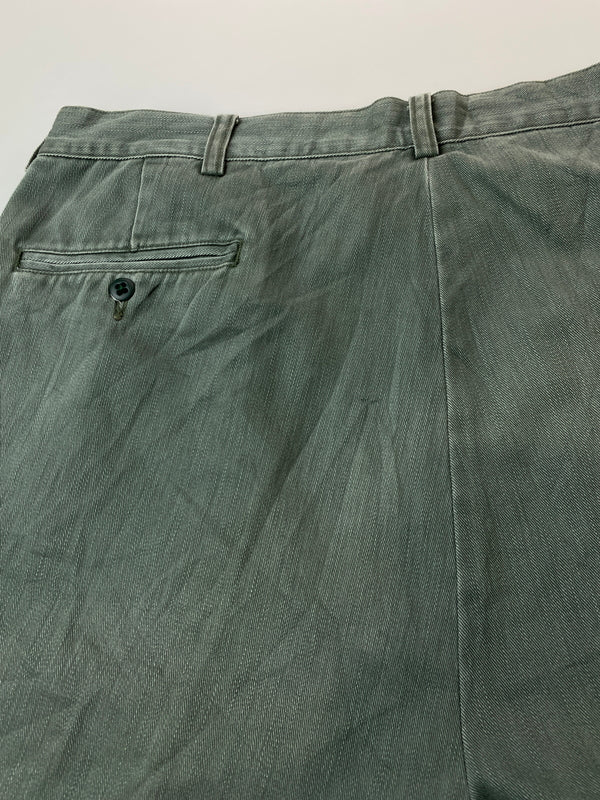【中古品】【メンズ】 POLO RALPH LAUREN ポロ・ラルフローレン 90S MADE IN MEXICO CHINO PANTS 90年代 メイドイン メキシコ チノパンツ メンズ ヴィンテージ ボトムス チノパン 157-261022-em-60-min サイズ:38×32 カラー:グリーン系 万代Net店