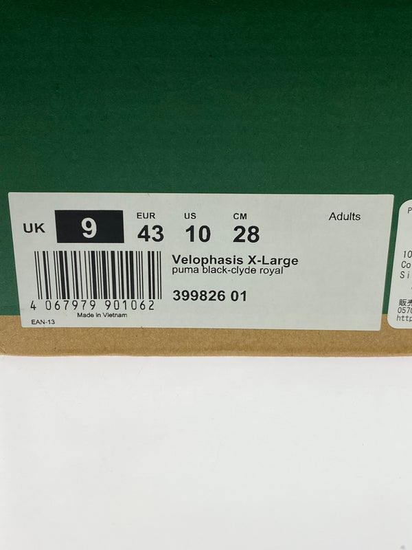【中古品】【メンズ】 XLARGE エクストララージ × PUMA プーマ VELOPHASIS 399826-01 ベロファシス スニーカー メンズ シューズ 靴 162-261018-em-29-min サイズ:28.0cm カラー:PUMA BLACK CLYDE ROYAL 万代Net店