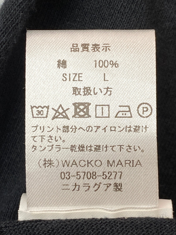 【中古品】【メンズ】 WACKOMARIA ワコマリア KEITH HARING POCKET T-SHIRT (TYPE-1) キース へリング ポケット Tシャツ タイプ1 半袖Tシャツ メンズ トップス 142-261020-em-42-min サイズ:L カラー:ブラック 万代Net店