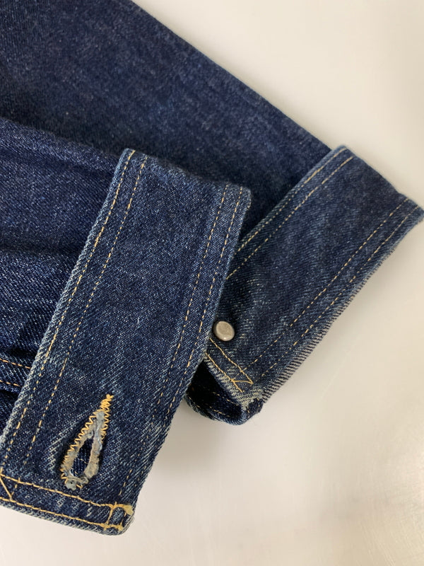 【中古品】【メンズ】 WAREHOUSE ウエアハウス COWBOY DENIM JACKET WW2 MODEL 2010 カウボーイ デニム ジャケット アウター 145-261020-yn-05-min サイズ:38 カラー:インディゴ 万代Net店