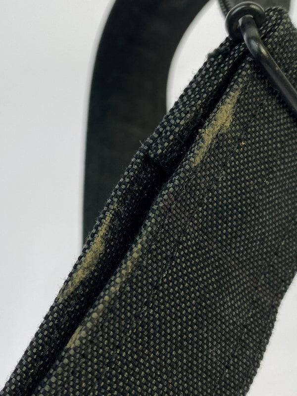 【中古品】【メンズ/レディース】 PORTER ポーター SMOKY BAG 592-07628 スモーキー バッグ 縦型 ショルダーバッグ 吉田カバン コットン 鞄 肩掛け 188-261025-em-18-min カラー:ブラック 万代Net店